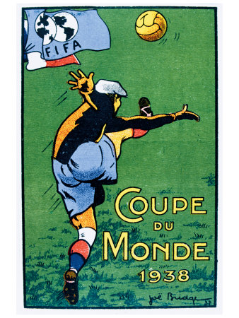 Coupe du Monde, 1938 Giclee Print Coupe du Monde, 1938 Giclee Print