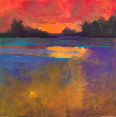Sunset Lake Print Sunset Lake Print