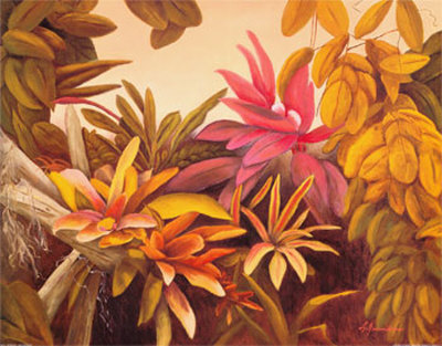 Bromiliads Print Bromiliads Print