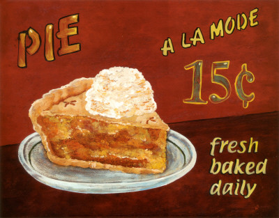 Pie a la Mode Print Pie a la Mode Print