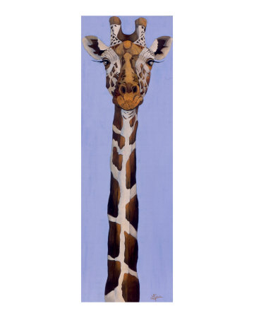 Cross-eyed giraffe Giclee Print Cross-eyed giraffe Giclee Print