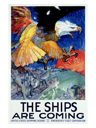 WWII, Merchant Marine Shipping Giclee Print WWII, Merchant Marine Shipping Giclee Print