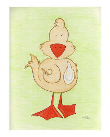 Dudley The Duck Giclee Print Dudley The Duck Giclee Print