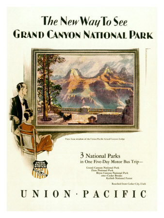 Union Pacific, Grand Canyon Giclee Print Union Pacific, Grand Canyon Giclee Print