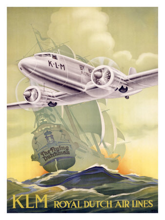 KLM, Royal Dutch Airlines Giclee Print KLM, Royal Dutch Airlines Giclee Print