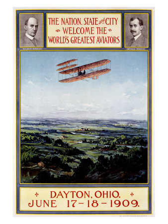 Dayton Ohio Air Aviation Show Giclee Print Dayton Ohio Air Aviation Show Giclee Print