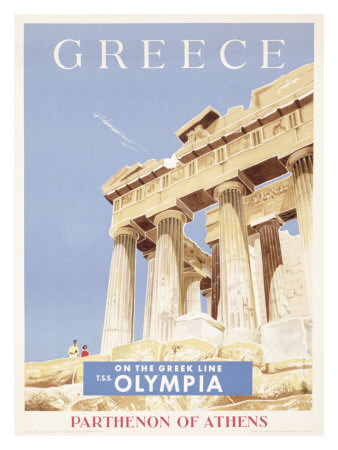 Greek Parthenon Giclee Print Greek Parthenon Giclee Print