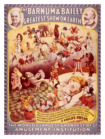 Barnum and Bailey, Circus Dream Giclee Print Barnum and Bailey, Circus Dream Giclee Print
