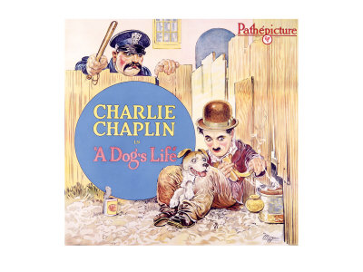 Charlie Chaplin, Dog's Life Giclee Print Charlie Chaplin, Dog's Life Giclee Print