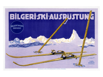 Austrian Bilgeri Ski Giclee Print Austrian Bilgeri Ski Giclee Print