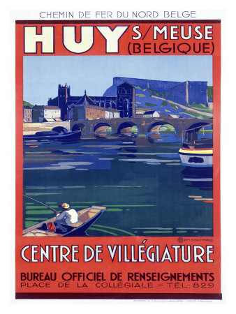 Belgium City Huy Giclee Print Belgium City Huy Giclee Print