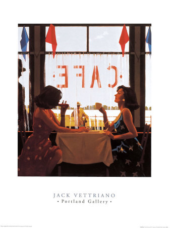 Cafe Days Print Cafe Days Print