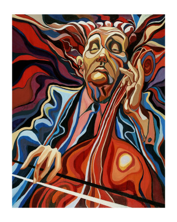 The Cellist Giclee Print The Cellist Giclee Print