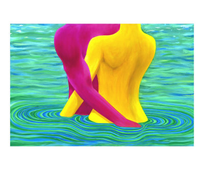 Liquid Green Giclee Print Liquid Green Giclee Print