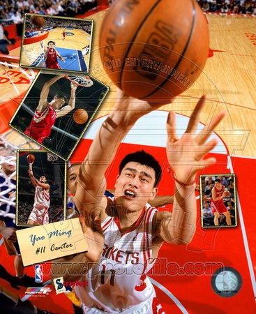 Yao Ming - 2005 Scrapbook Photograph Yao Ming - 2005 Scrapbook Photograph