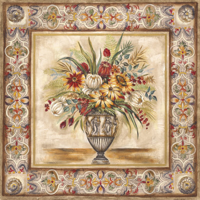 Floral Tapestry I Print Floral Tapestry I Print