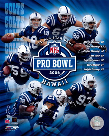 2005 Colts - Probowl Composite Photograph 2005 Colts - Probowl Composite Photograph