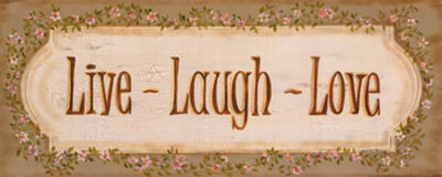 Live, Laugh, Love Print Live, Laugh, Love Print