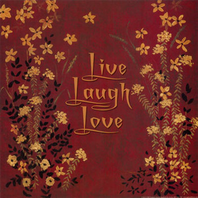 live laugh love. Live, Laugh, Love Print