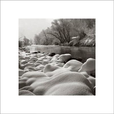 River in Winter Print River in Winter Print