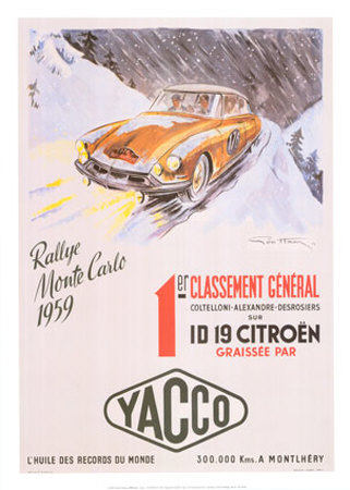 Rallye Monte Carlo, 1959 Print Rallye Monte Carlo, 1959 Print