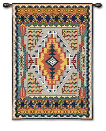 Southwestern Turquoise Wall Tapestry Southwestern Turquoise Wall Tapestry