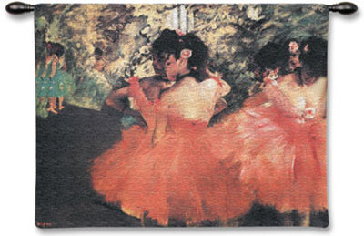 Ballerina in Rosa Wall Tapestry Ballerina in Rosa Wall Tapestry