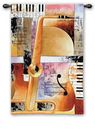 Jazz Medley II Wall Tapestry Jazz Medley II Wall Tapestry