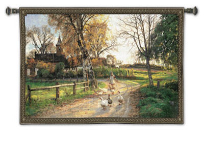 Goose Girl Wall Tapestry Goose Girl Wall Tapestry