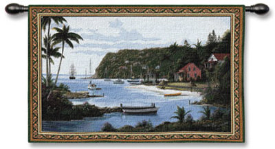 Island Paradise Wall Tapestry Island Paradise Wall Tapestry