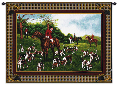 Fox Hunt Wall Tapestry Fox Hunt Wall Tapestry
