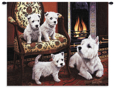 Westie Wall Tapestry Westie Wall Tapestry