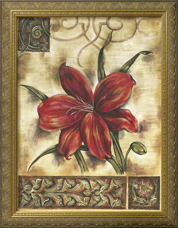 Illuminated Lily II Framed Print Illuminated Lily II Framed Print