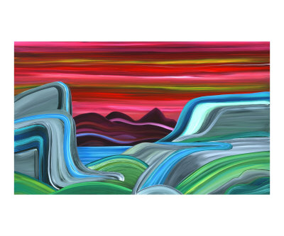 Water Falls Giclee Print Water Falls Giclee Print