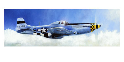 P-51D Mustang Giclee Print P-51D Mustang Giclee Print
