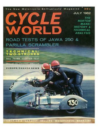 Cycle World, BMW Sidecar, c.1962 Giclee Print Cycle World, BMW Sidecar, c.1962 Giclee Print
