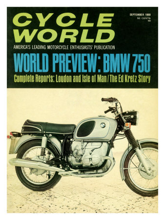 Cycle World, BMW R75 750 Giclee Print Cycle World, BMW R75 750 Giclee Print