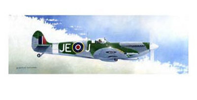 "Spitfire MK9" Giclee Print "Spitfire MK9" Giclee Print