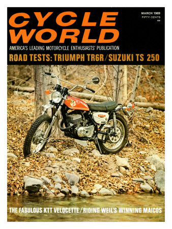 Cycle World, Suzuki TS 250 Giclee Print Cycle World, Suzuki TS 250 Giclee Print