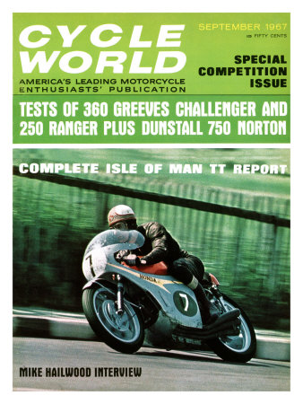 Cycle World, Honda TT Giclee Print Cycle World, Honda TT Giclee Print