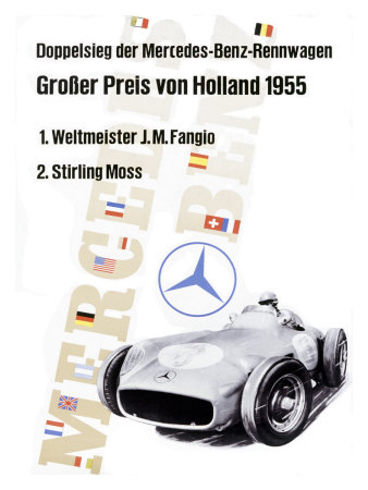 Mercedes Benz, Holland Grand Prix Giclee Print Mercedes Benz, Holland Grand Prix Giclee Print