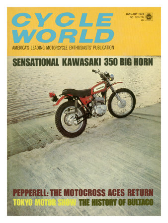 Cycle World, Kawasaki Big Horn Giclee Print Cycle World, Kawasaki Big Horn Giclee Print