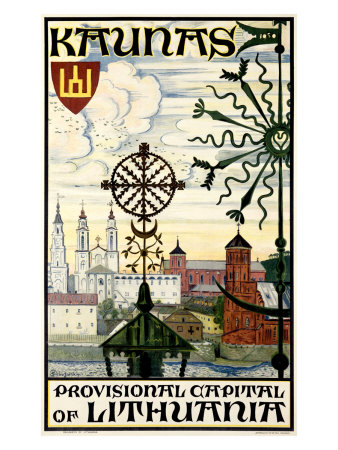 Kaunas, Lithuania Giclee Print Kaunas, Lithuania Giclee Print
