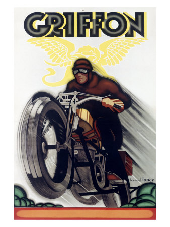 Griffon Motorcycle Giclee Print Griffon Motorcycle Giclee Print