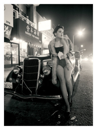 pin up photos. Pin-Up Girl: Chinatown Giclee