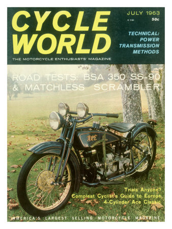 Cycle World, Ace Classic, c.1963 Giclee Print Cycle World, Ace Classic, c.1963 Giclee Print