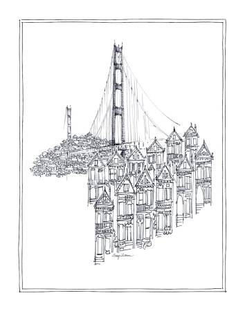 Golden Gate Print Golden Gate Print