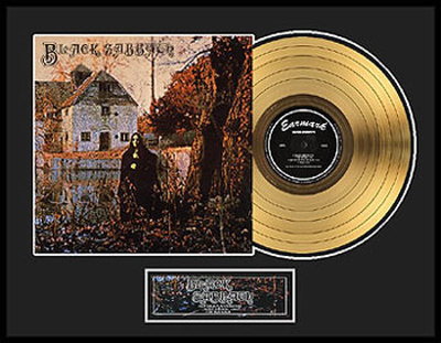 Black Sabbath Framed Memorabilia Black Sabbath Framed Memorabilia