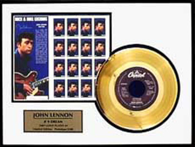 John Lennon Framed Memorabilia John Lennon Framed Memorabilia