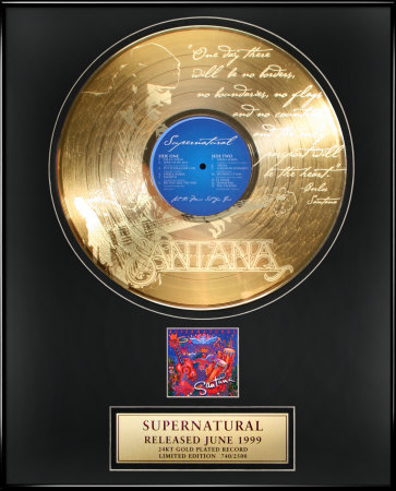Santana Framed Memorabilia Santana Framed Memorabilia